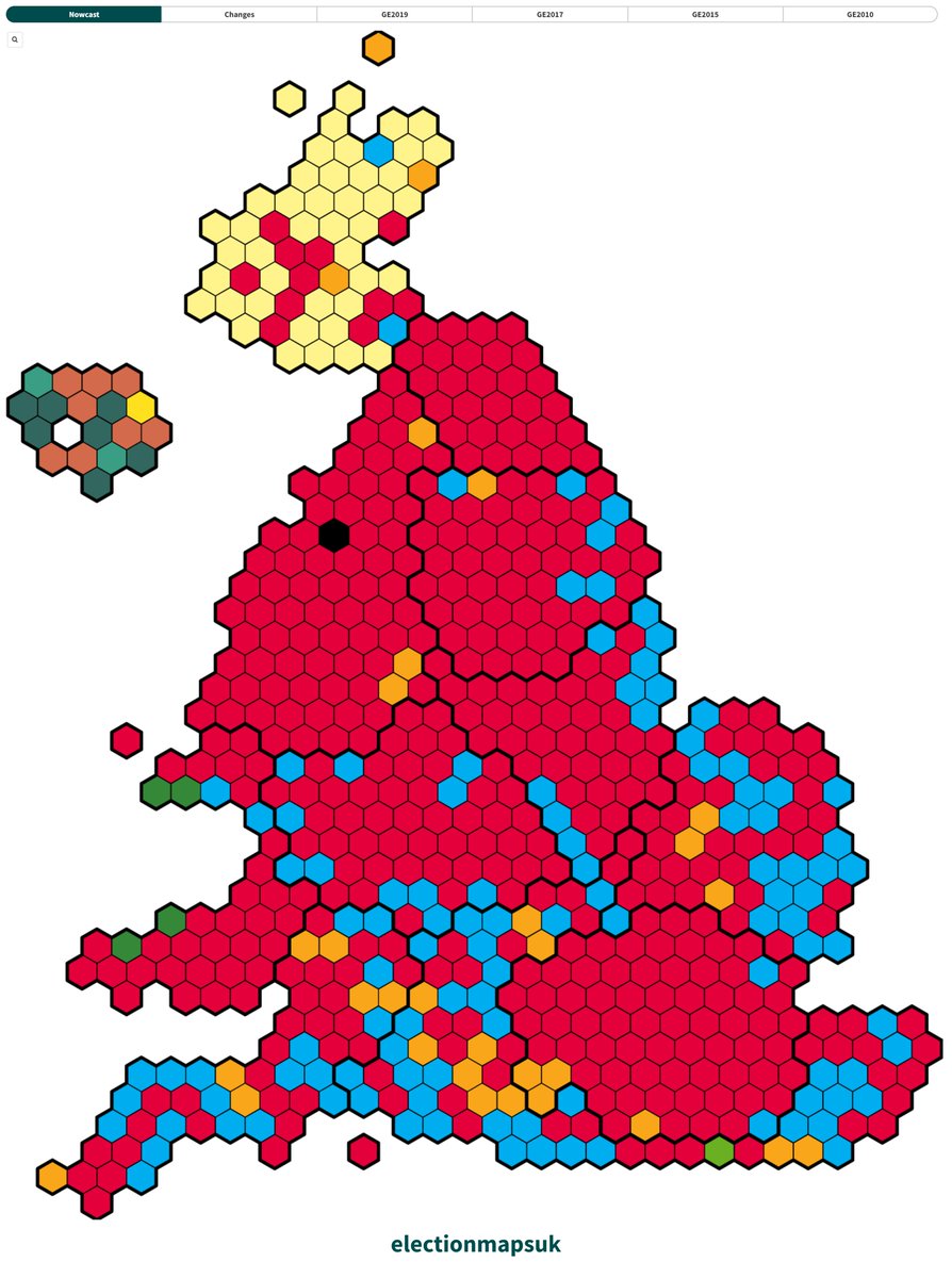 Nowcast Model + Interactive Map (15/02): LAB: 442 (+240) - 47.5% CON ...