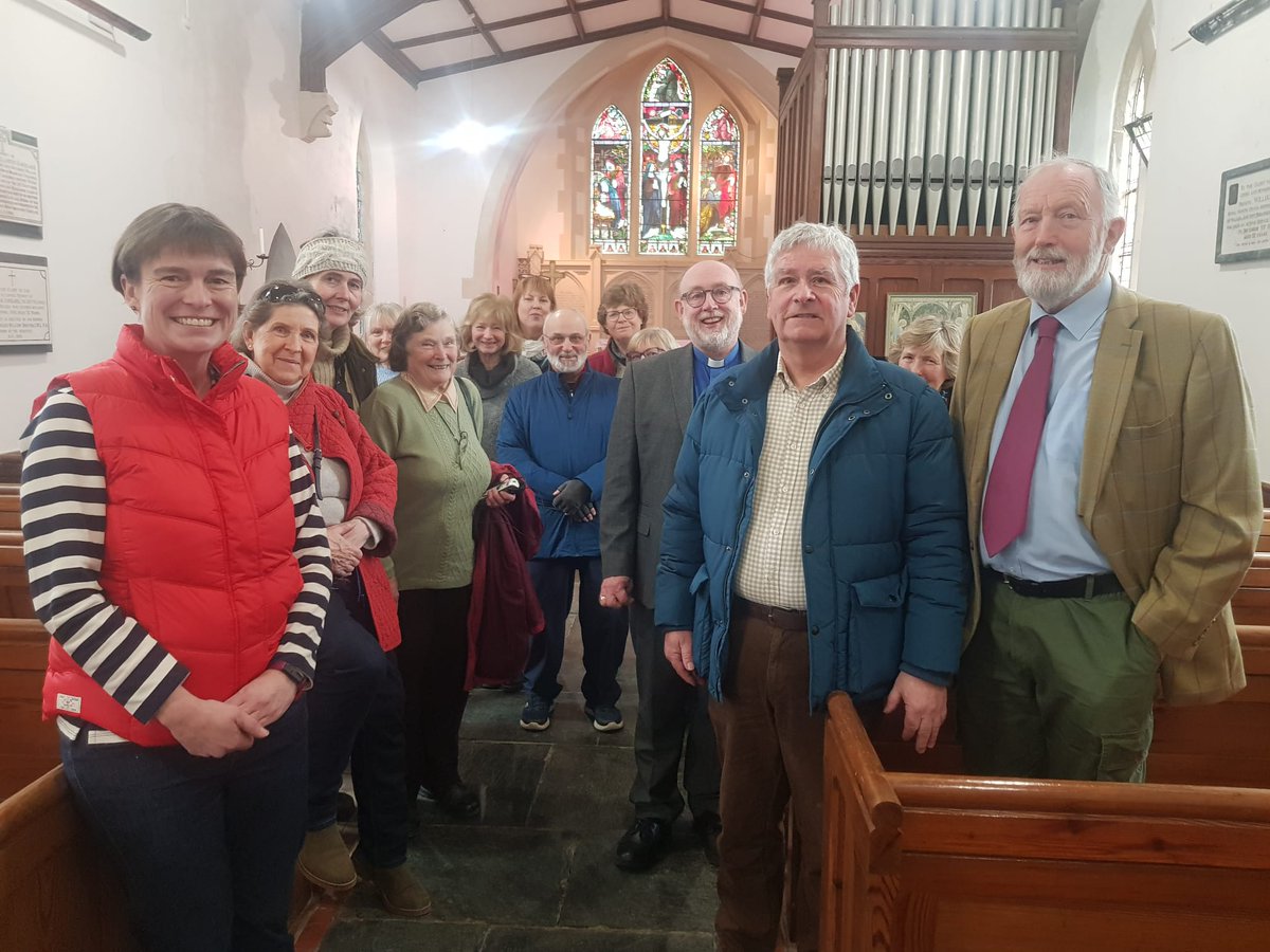 SelaineSaxby's tweet photo. Good to meet #Meshaw residents this morning in St John the Baptist to hear their plans for 'reordering' the church for more community uses https://t.co/OuzQ15KbRR