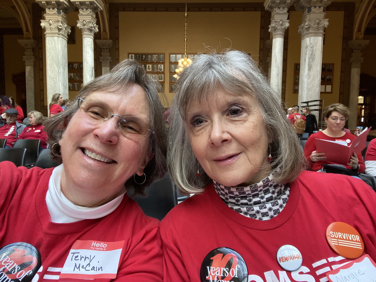 Here at the Indiana Moms Demand Action Advocacy Day at the Statehouse today!  #INLegis #MomsAreEverywhere  #ExpectUs