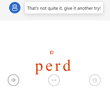 Elisabeth13's tweet photo. Playing around with @Microsoft immersive reader Read Aloud function in French - wow this is pretty cool.  Great feedback on pronunciation AND has practice on missed words at the end. Students could easily screenshot results to turn in.  #langchat https://t.co/LZhE9UqhBa
