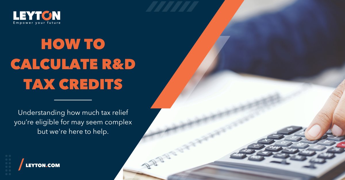 Working out the amount of tax relief you can claim for your R&amp;D has been complicated by the coming reforms for expenditure on or after April this year! 🗓 To help you calculate what you can claim, we’ve written a helpful blog! #UKinnovation 

leyton.com/uk/how-to-calc…