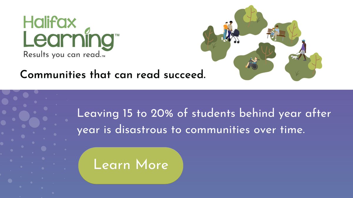 HalifaxLearning's tweet image. Are you a teacher with #StrugglingReaders in your class? Are you looking to teach your students #ReadingSkills beyond traditional #LiteracyEducation? #LiteracyTraining for individual teachers and school boards is available now! hubs.ly/Q01BvZNW0
