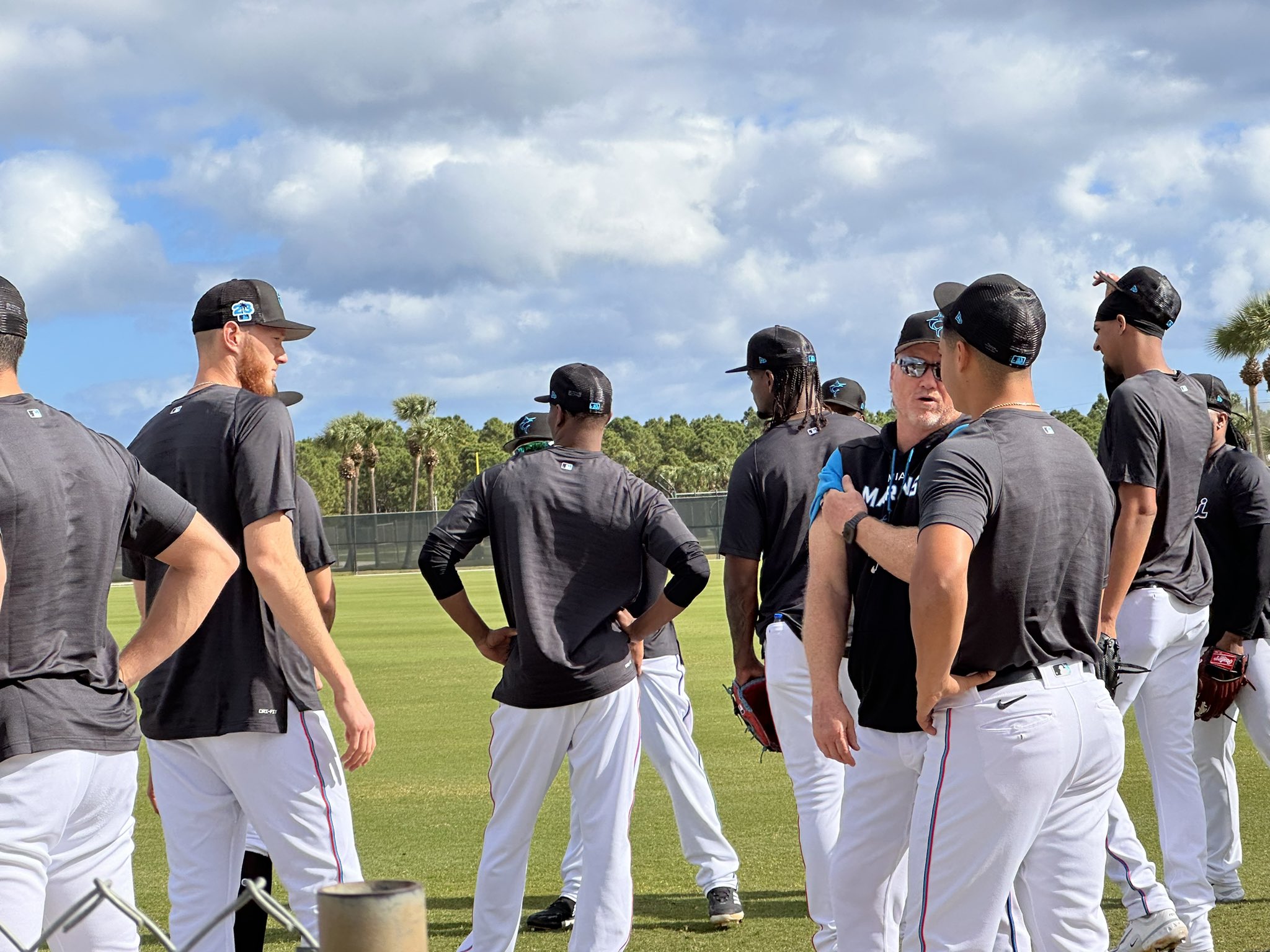 Christina De Nicola on X: Former and now current teammates AJ Puk and Jesús  Luzardo chatting with Mel Stottlemyre Jr. #Marlins Puk arrived today.   / X