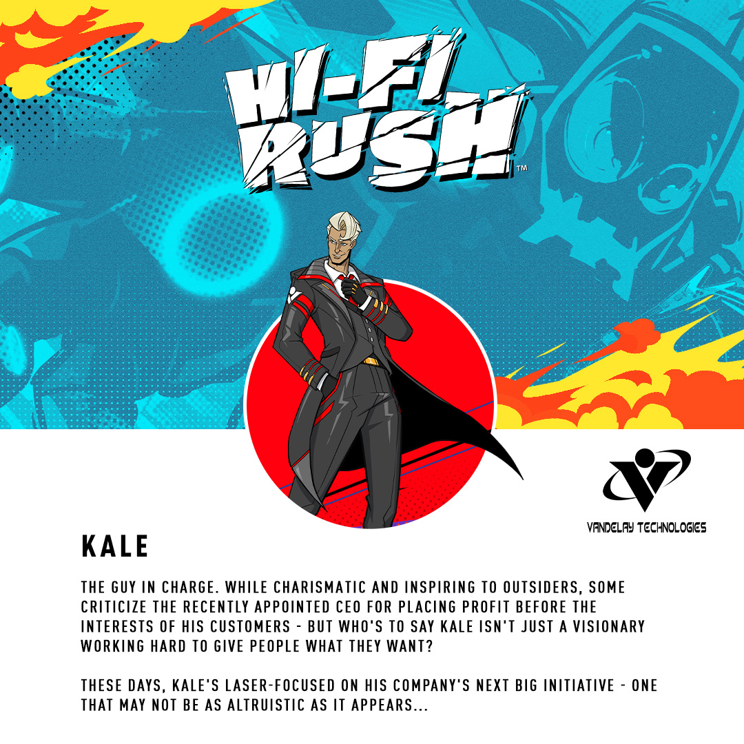 HiFi RUSH's tweet "The CEO of Vandelay Technologies, Kale's a charismatic guy (with great