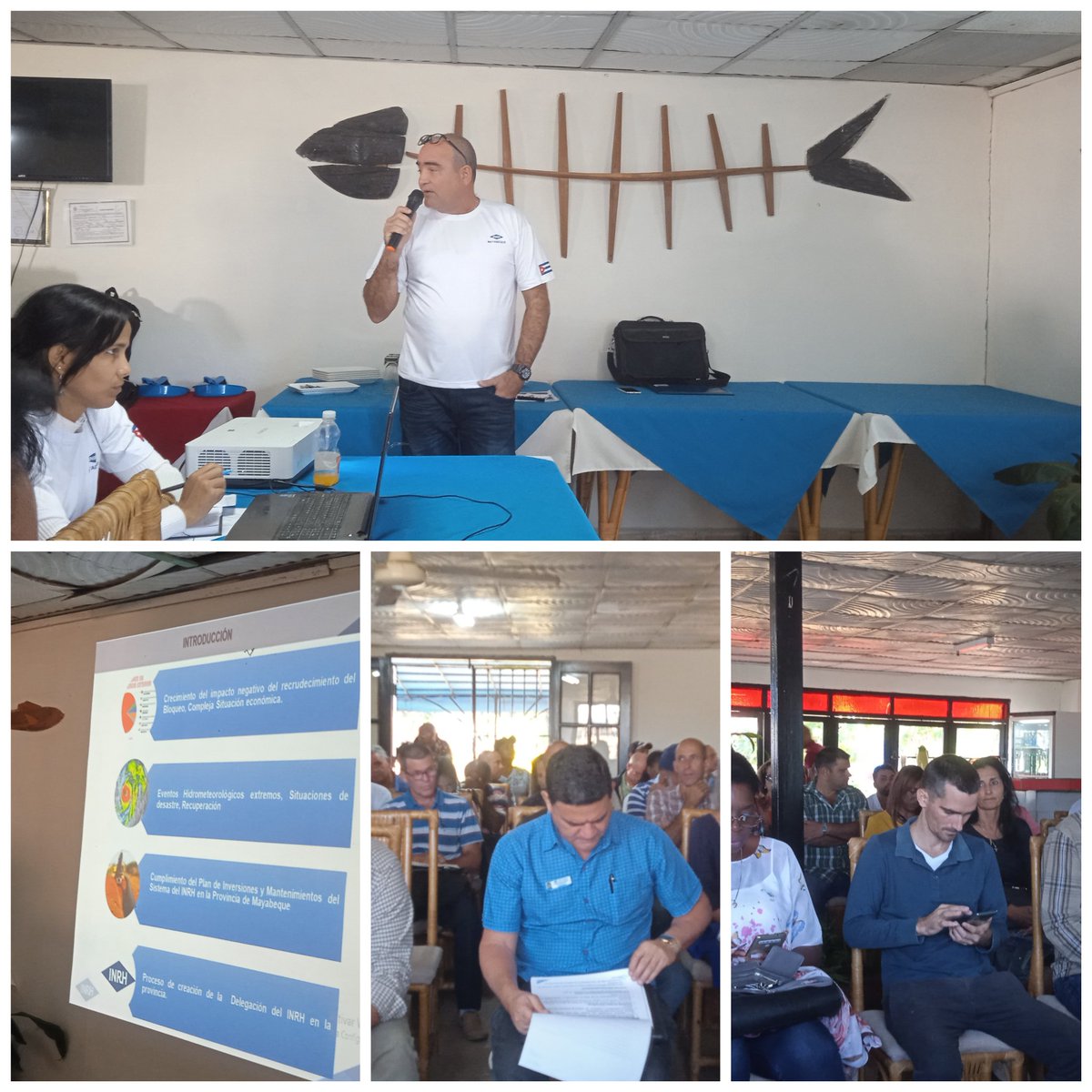 Realiza la joven delegación d Recursos Hidráulicos d #Mayabeque su Balance. La recuperación del Sugidero d Batabano fue un reto q asumieron y lo han hecho bien.Las inversiones en el sector superaron sus planes #UnidosConstruimosCuba #MejorEsPosible #SiSePuede <a href="/MarisolFFerrer/">Marisol Fuentes Ferrer</a>
