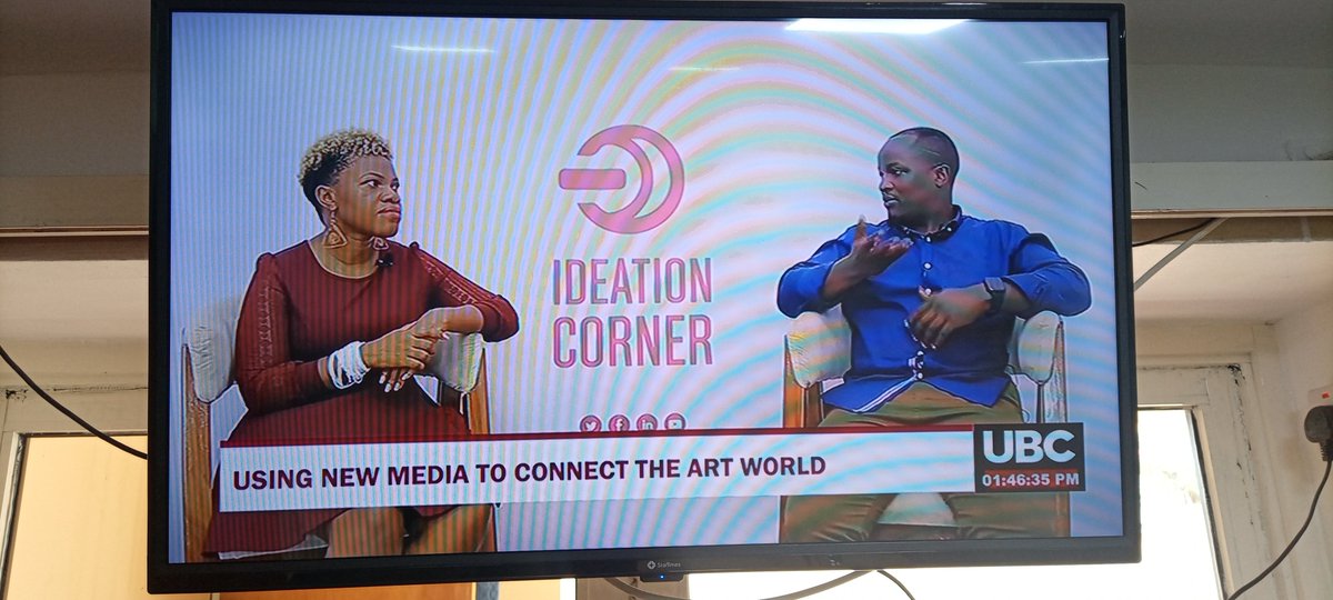 #IdeationCorner on @ubctvuganda: 

Today @damali_ssali hosted Mark Mpirirwe, founder of @ejazzradio; an online radio that gives music a global audience that is committed to quality programming produced by dedicated professionals.

@XtremeBpm @jiamejosh @MauriceMugisha
