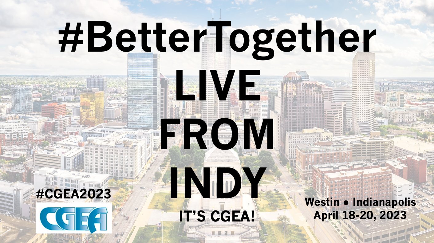 The CGEA on Twitter "If you plan to attend TheCGEA conference, please