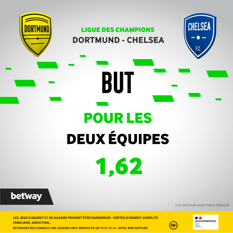 Betway_Fr's tweet photo. Un programme bien chaud pour ce soir 🔥 : 

👉 Dortmund - Chelsea en Ligue des champions.

👉 Le choc Arsenal - Man City en Premier League.

Quels sont vos pronos ? ✅t