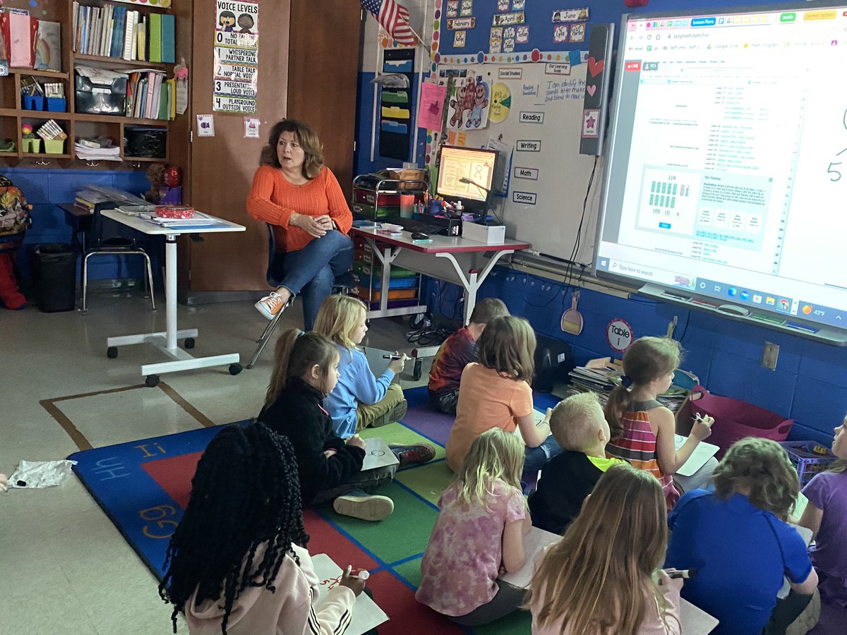 thecarel5's tweet image. We are live with @gregtangmath learning subitizing and number bonds in Kindergarten today! #Proud2BNorthies #WeAreElementary #JCSchoolsChampions @North_Tweets