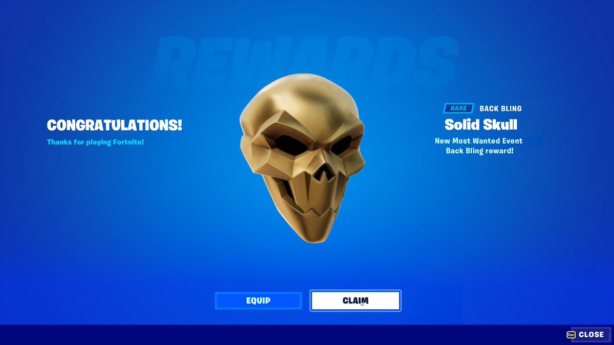 RoEssYT's tweet photo. COMO CONSEGUIR GRATIS LA NUEVA MOCHILA *CALAVERA DE CIEN QUILÁTES* en FORTNITE! (MISION ROBA MEDALLONES A LOS SANGRE FRÍA) #Fortnite #Quests #MosWanted #LosMasBuscados #Misiones
https://t.co/fWTdpgUvxk
CODIGO Roessyt https://t.co/lcidJCUVFg