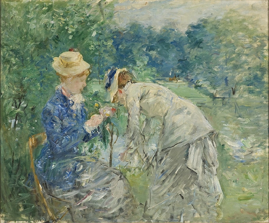 Berthe Morisot, In the Bois de Boulogne #natmuseumswe #nationalmuseum collection.nationalmuseum.se/eMuseumPlus?se…