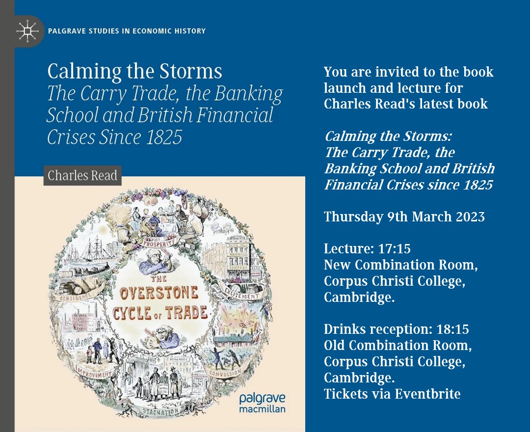 BOOK LAUNCH AND LECTURE: for my new book about British financial crises over the past 200 years &amp; how the Truss government ignored important lessons from history
Thursday 9th March starting at 17.15
Reserve an in-person or online ticket on Eventbrite: eventbrite.co.uk/e/book-launch-…