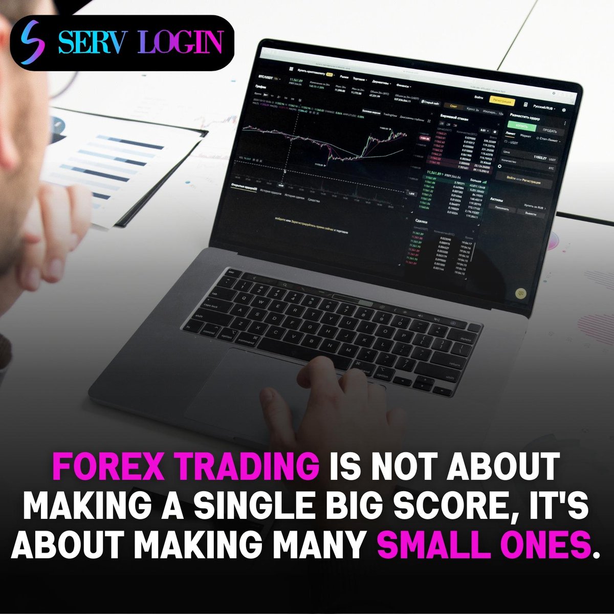servlogin's tweet image. Forex Trading Is A Long-Term Game, And Success Is Not Determined By One Big Score, But By Many Small Wins Over Time.

#success #trading #goals #financial #forextrading #forex #smallwins #grow #adopting #longterm #servlogin