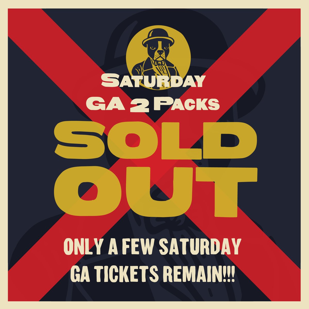 GA 2-Packs for Saturday are SOLD OUT! Very few Saturday GA tickets remain! Don't miss your chance to see @thelumineers, @alanis, @noahkahan, @theflaminglips, and so many more: bostoncalling.com/tickets/