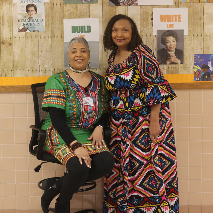 Wednesdays are dashiki/kente cloth day for our month long spirit days! Our staff looks beautiful in the different patterns and African prints! Tomorrow is positive people or all black day! 
BHMSpiritDays #Black History Month #BHM #WBMSCelebrates #CelebrateBlackHistory
