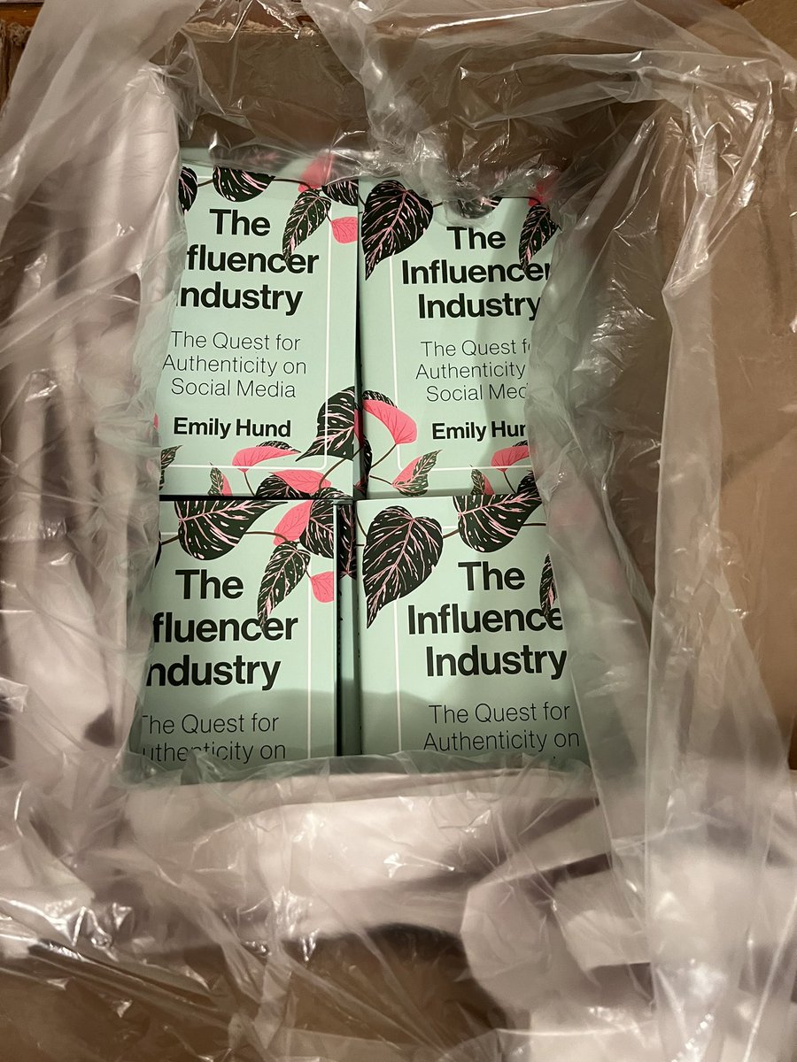 Yesterday was pub day for The Influencer Industry! Sending this baby into the world and wishing it the best. 😅