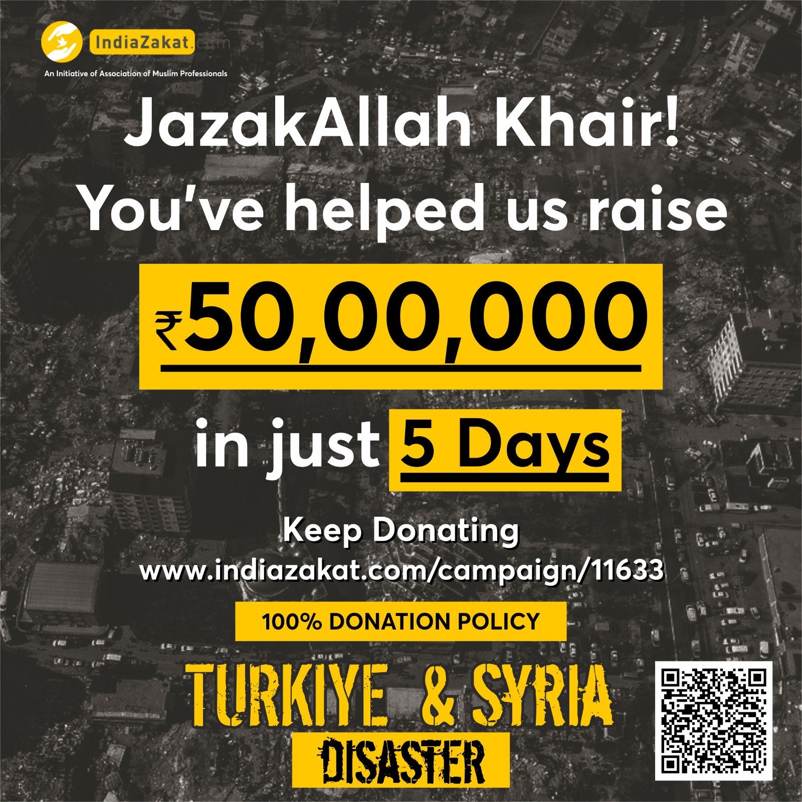 AMP India on Twitter "AMP TURKEY & SYRIA EARTHQUAKE RELIEF FUND