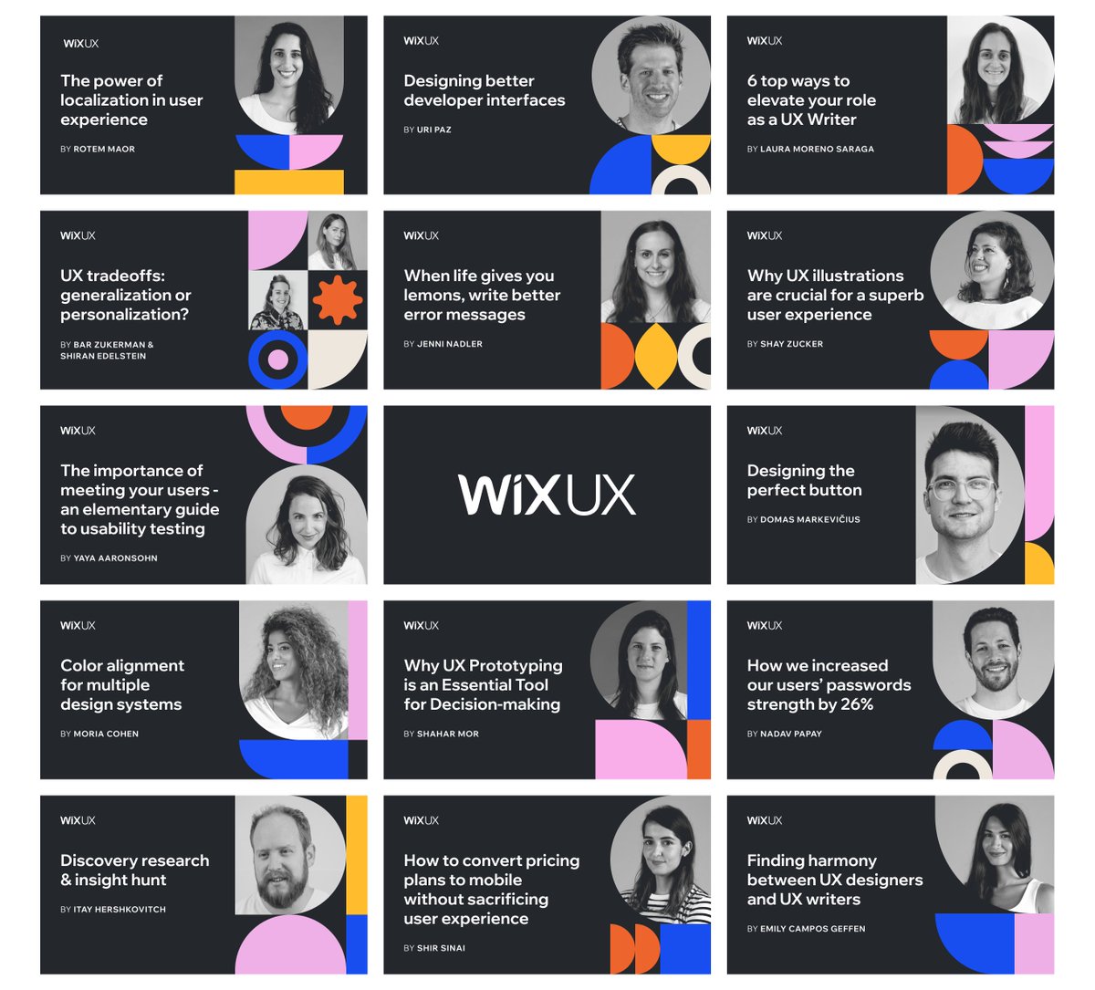 A year ago we embarked on a new initiative to share challenges, solutions, and insights from our work at #WixUX. And the response has been incredible! With 14 articles published and over 250k views.

Check it out at wix-ux.com