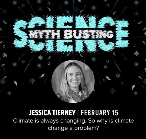 Hi all! I'm doing a free public lecture this evening on climate change, busting the myth that 'b/c climate has changed before, we don't need to worry now'. 7 pm MT. Come in person at Centennial Hall @uarizona or watch from your home on YouTube (link here): science.arizona.edu/community-enga…