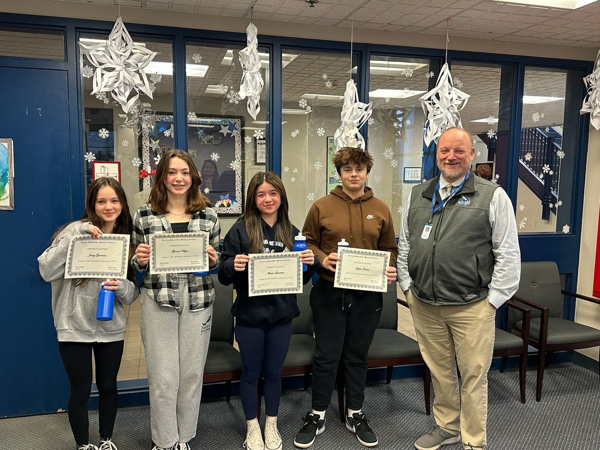 Congratulations January 2023 Students of the Month!
Jersey Giordano, Gianna Folger, Bailee Lawrence, and Dylan Johnson