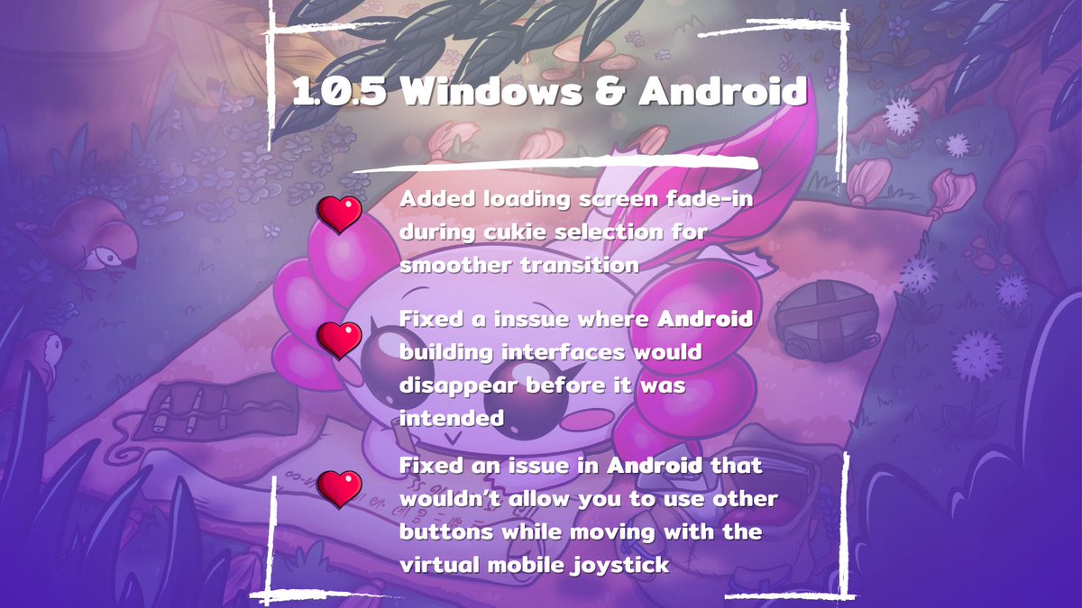 cukiesworld's tweet photo. 💥Go Go! This is burning!!🔥

👀We introduce you to the next update!🆙

📢Do not miss the next news. the team is working hard and we promise to keep surprising you🤩

As always, you can download it here👇

https://t.co/TatZzLx2y3

#TRON #BNB #BSCGems https://t.co/7B98Yh9ThY