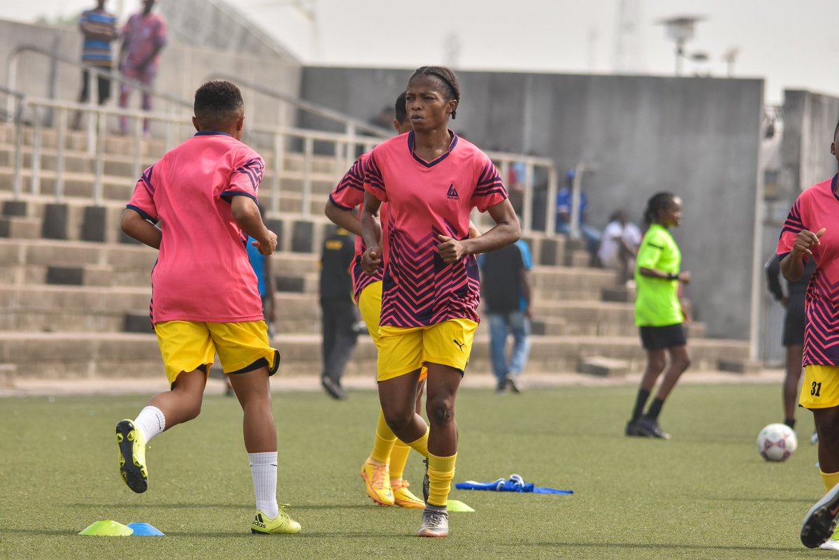 TheNWFL's tweet photo. 📷PHOTOS - in Lagos 📍

Robo Queens 0-0 Abia Angels

Still stalemate at Legacy Pitch, National Stadium, Lagos 🏟️

#ROBABI| #NWFL23| #NWFLPremiership https://t.co/OqiunYRMTB