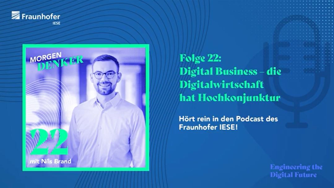 Jetzt reinhören!🎧– Seit heute ist Folge 22 unseres #MorgenDenker-#Podcasts online! Gemäß dem Titel »#DigitalBusiness – die #Digitalwirtschaft hat Hochkonjunktur« dreht sich darin im #Interview mit @branils alles um die Zukunft digitaler #BusinessModels: s.fhg.de/pod22