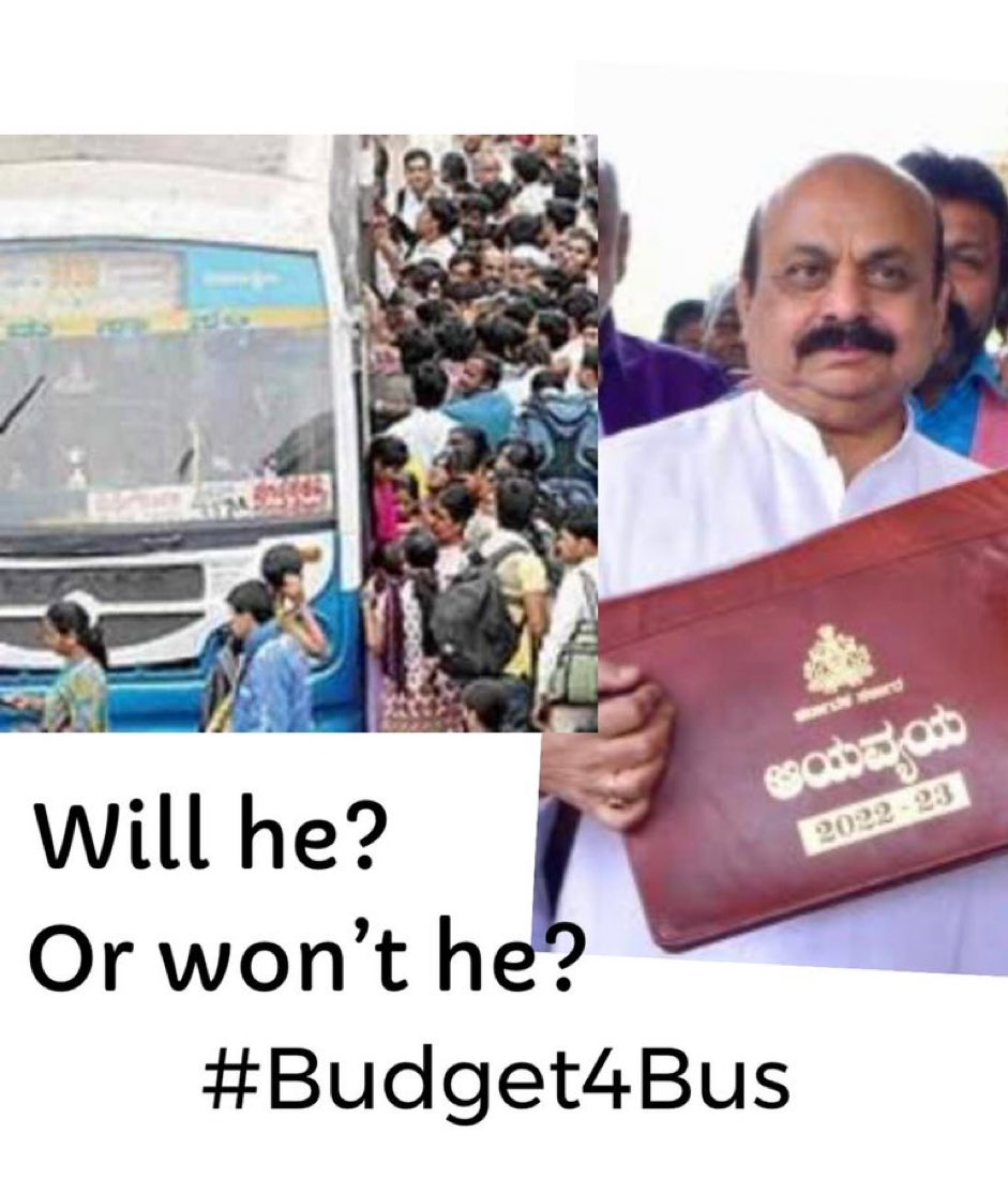 HennurBlr's tweet photo. We need more buses in the City to make travel easy. Please give more funds to @BMTC_BENGALURU .. request to @BSBommai @CMofKarnataka
#budget4Bus https://t.co/65XKLq1ITZ