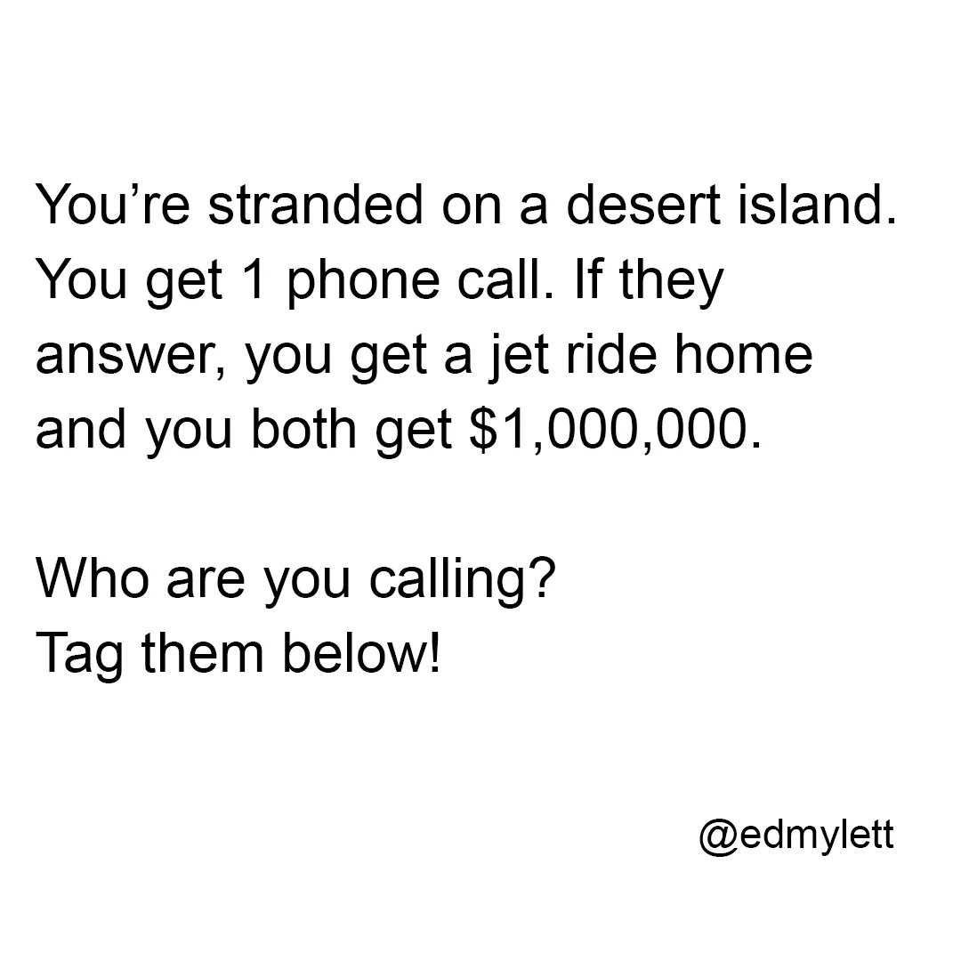 Who do you TRUST?

And WHY do you trust them?

Chances are, it’s because they’re ALWAYS THERE FOR YOU.  In good times and bad.

TAG SOMEONE YOU TRUST DOWN BELOW!