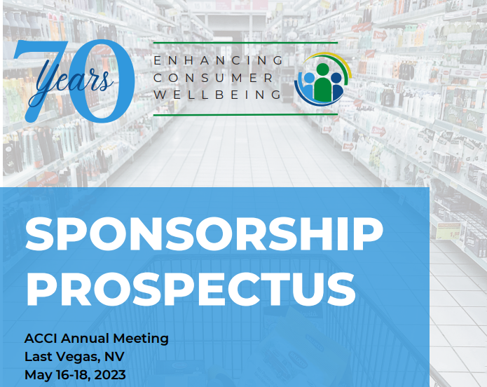 Check out our new Sponsorship Prospectus! #ACCIConference2023  consumerinterests.org/conference-2023
