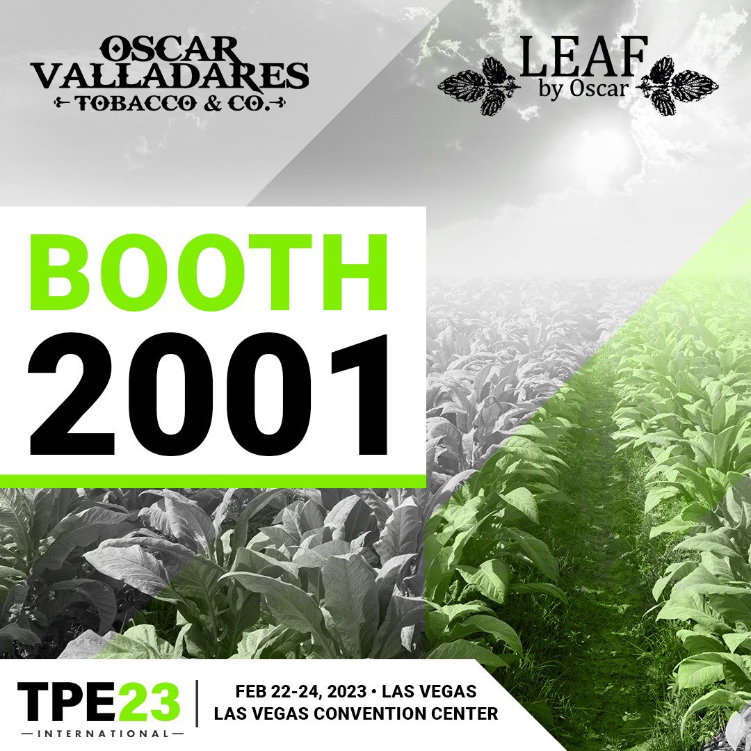 ovcigars's tweet photo. #TPE23 @totalproductxpo IS AROUND THE CORNER! One of the most exciting trade shows of the year is about to start. Visit us at #BOOTH2001 for great deals and EXCITING NEWS!
See you soon!
#oscarcigars https://t.co/EYUllFdWTL