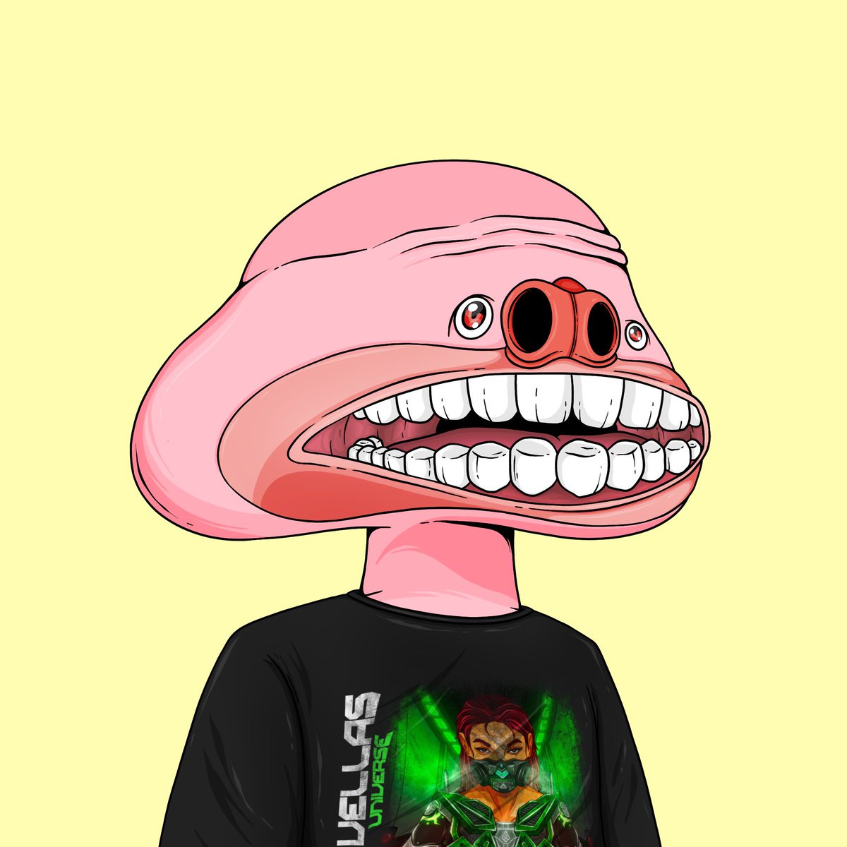 Gm!❤️ #algofam 

<a href="/VellasUniverse/">Vellas Universe</a> T-shirt as one of our traits. Soon 👀

#GlodieRoadtoGen2