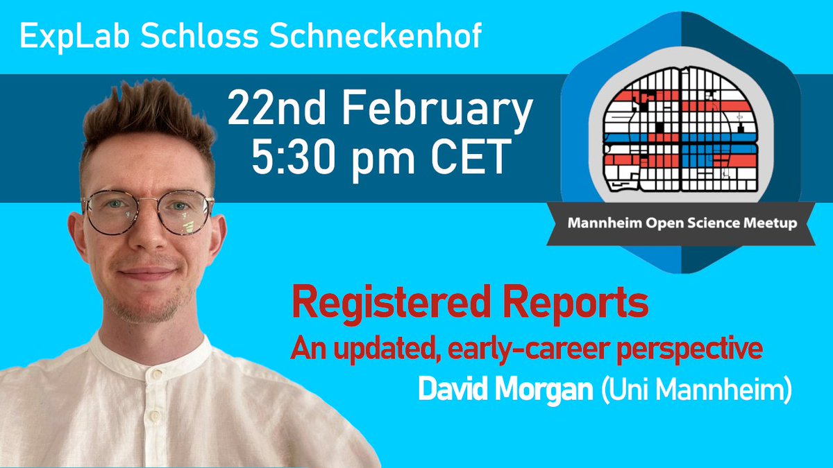 Have you ever wondered what it would be like to receive feedback✨before✨ conducting your research? 🤔 Sounds like a good idea, right? If you want to learn more about registered reports, join us next week to hear about @David_Pmorgan's experiences & ask all your questions.