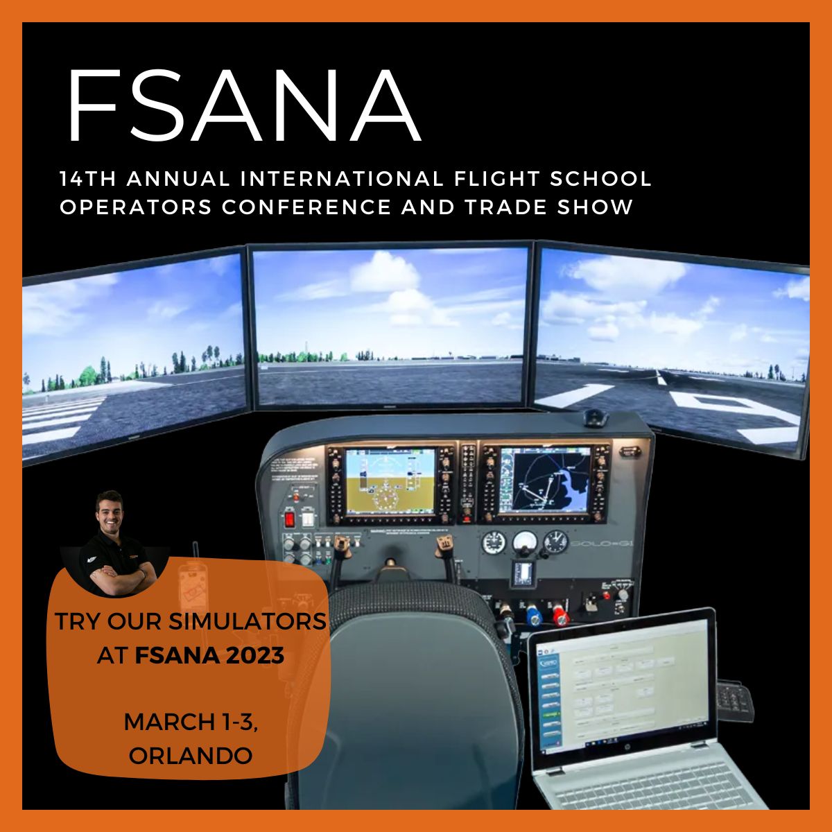 FAA Approved Flight Sim - Solo Pro A