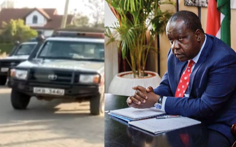 Police raid former Interior CS Fred Matiang'i home in Karen after DCI went to court seeking orders to be furnished with CCTV of the alleged raid.
#Fredmatiangi