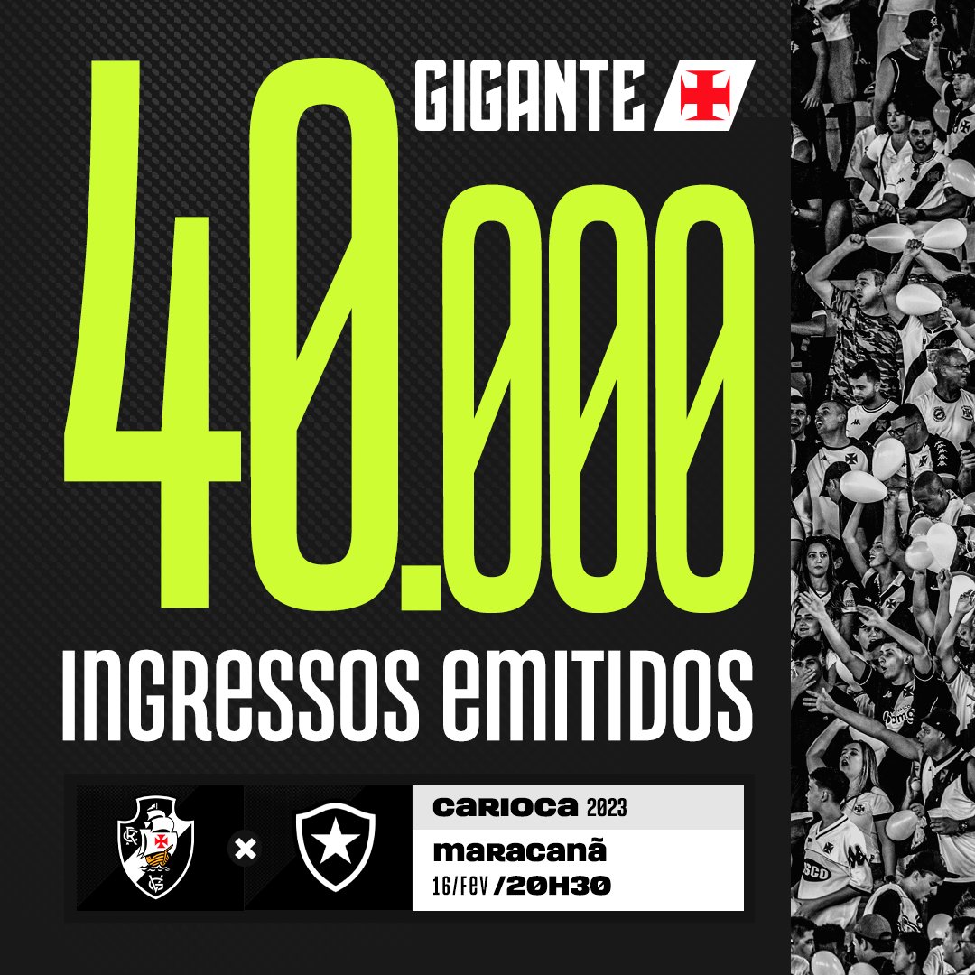 Boa, @sociogigante 💢🚀

Garanta já seu ingresso!

👉sociogigante.com/ingressos

#SejaUmGigante 
#VascoDaGama