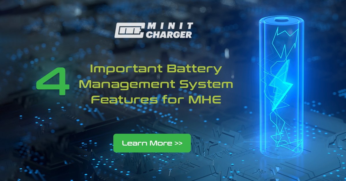 Minit_Charger's tweet photo. Minit Charger's industrial charging solutions integrate a battery management system (BMS) to keep your #batteries healthy and functioning for the long haul. Read about the top 4 features of BMS's in our latest blog: https://t.co/uVzf6SY4z5 https://t.co/HW4b2UbPQI