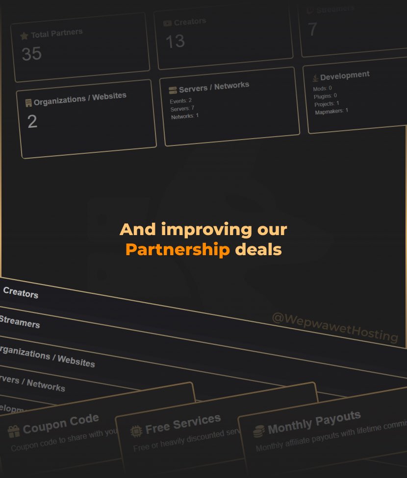 WepwawetHosting's tweet image. 🤝 

#Partnerships #Hosting #Minecraft