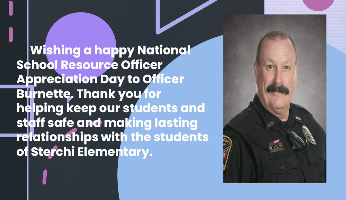 Thank you Officer Burnette.