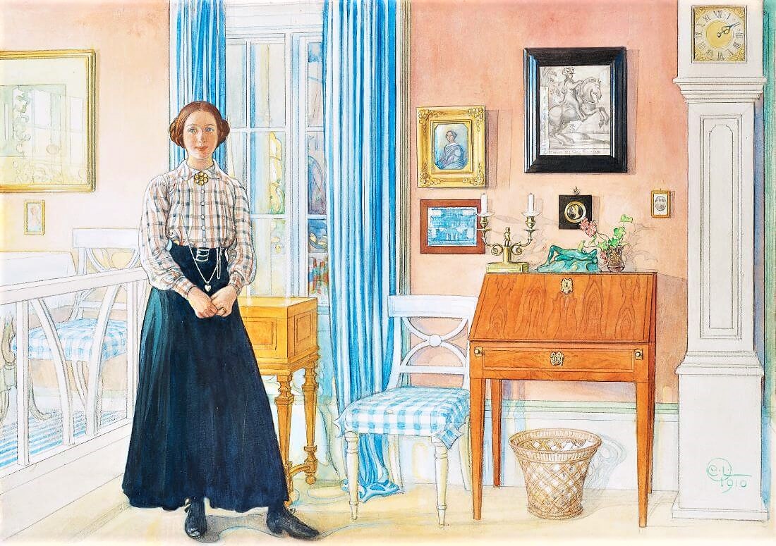 Carl Larsson (1853-1919)
Brita in the Drawing Room (1910)

#CarlLarsson