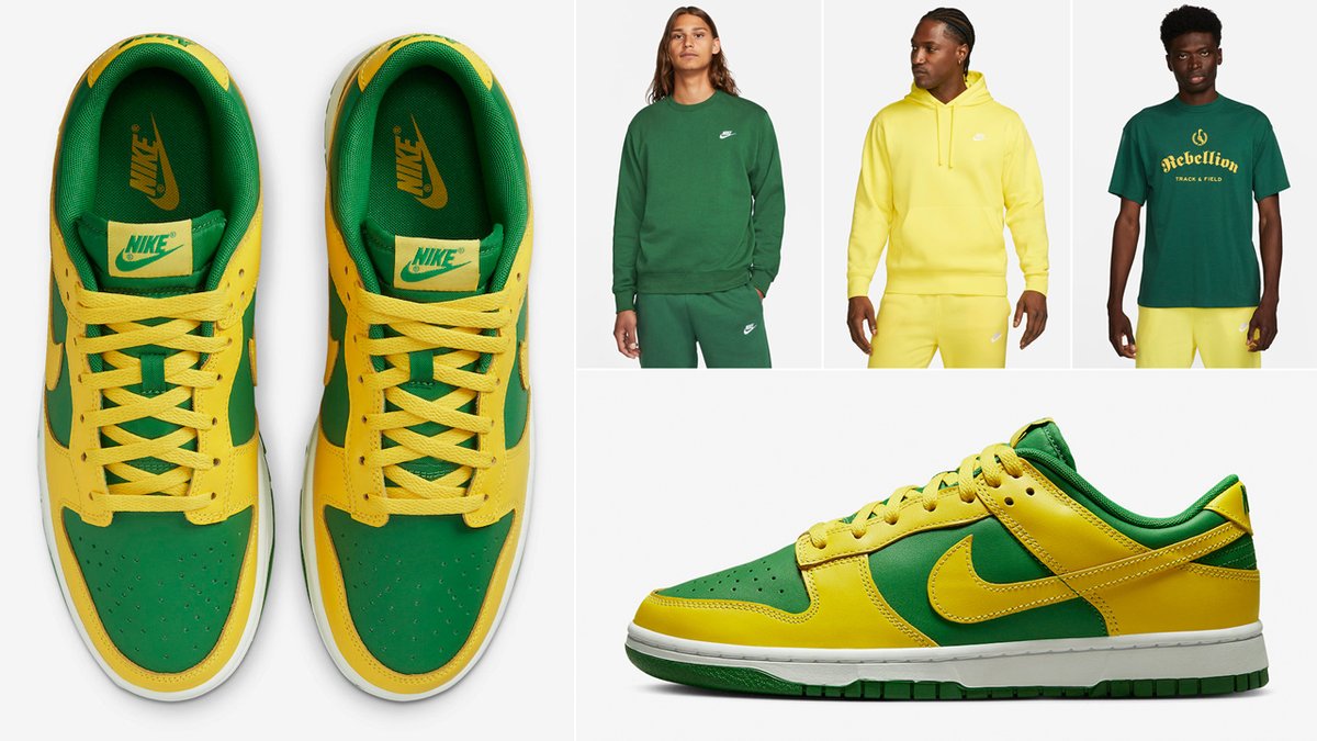 nike dunk low brazil outfit