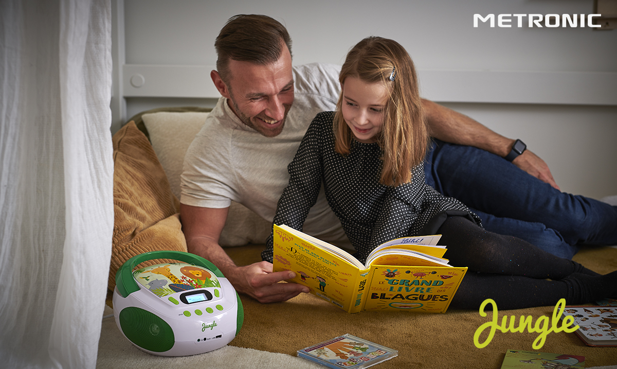 BigbenFrance's tweet photo. #jeuconcours #metronic - Tente de gagner ce magnifique #lecteur CD portable #Jungle avec port USB et entrée AUX-IN https://t.co/yIUYzl900s🦒 🙉 
Idéal pour écouter musiques et comptines. En vente chez @Leclerc
▶️ RT, Suis nous et invite 2 ami(e)s à nous suivre
▶️ TAS 28/02/2023 https://t.co/k5rnMB4knv