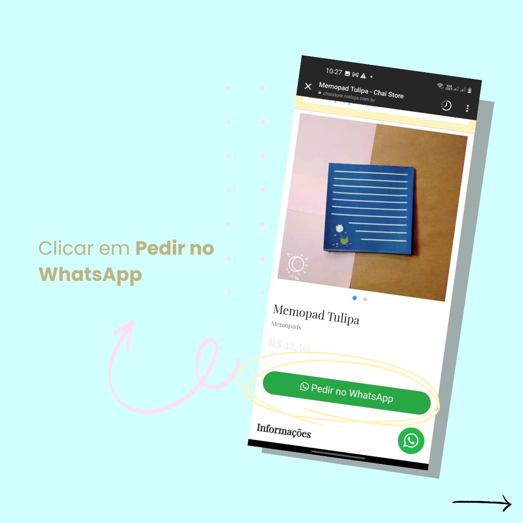 StoreChai's tweet photo. Super fácil 😄 e em breve tem promoção e novidades https://t.co/u1nZCbgLXI