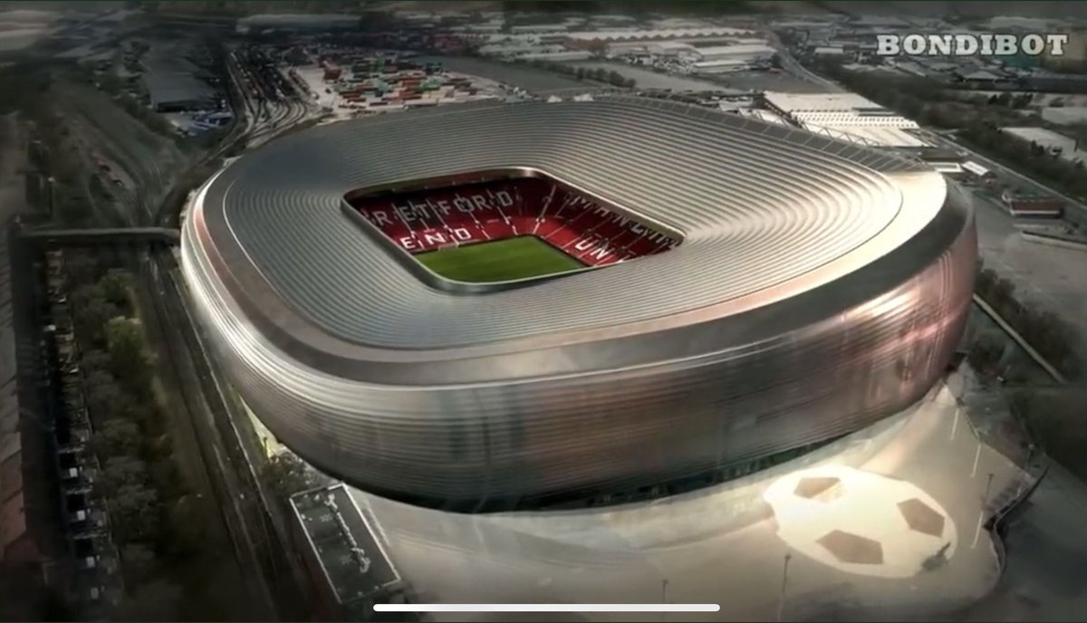 UTDBradleyy's tweet image. These are some options in regards to Old Trafford’s redevelopment if Qatari’s come in as new owners. Bellissimo 😍