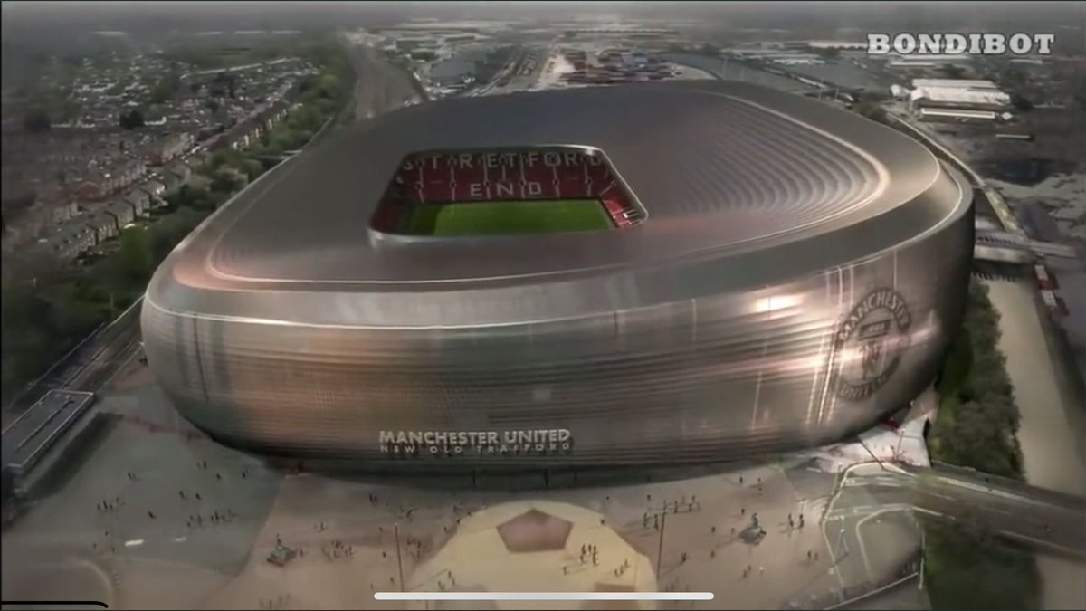 UTDBradleyy's tweet image. These are some options in regards to Old Trafford’s redevelopment if Qatari’s come in as new owners. Bellissimo 😍