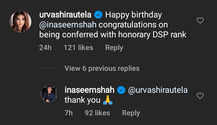 Meerab026's tweet photo. Urvashi wished him birthday 😂😂 kiya bt hai bosss 😂😂😂😎😎😎
@DureBaiza005 
#naseemshah https://t.co/NGrxnEtIgM