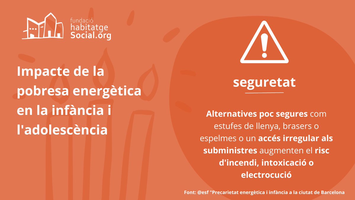 🗓️ Avui #17F és el Dia internacional contra la #PobresaEnergètica 

La pobresa energètica ve donada per 3⃣factors:
🟡els ingressos de la llar
🟠els preus de l’energia 
🔴l’eficiència energètica de l’habitatge

El seu impacte és greu, especialment en els infants i els adolescents