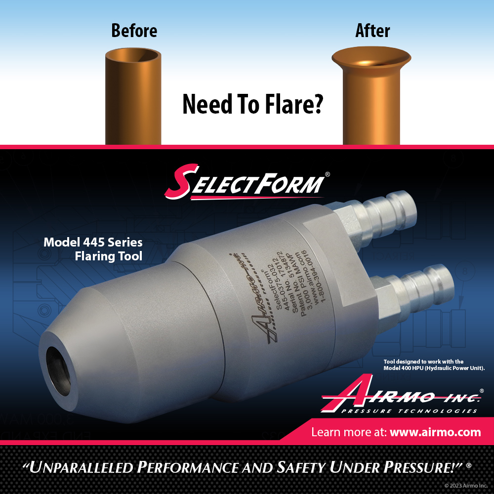Need to precisely and safely flare a lot of tubes?

Learn more about our Model 445 Series Flaring Tool:

airmo.com/model-445-seri…

#endforming #flaring #airmo