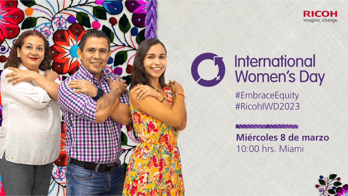 RicohLA's tweet photo. ¡Reserva la fecha !📢
Este año celebramos el #IWD con el tema #EmbraceEquity (abraza la equidad, en español). Juntos podemos impulsar un mundo diverso, equitativo y de inclusivo. 

¡Te esperamos!
📅Miércoles 8 de marzo
⌚10:00 hrs Miami

Regístrate aquí: https://t.co/pMZRr1JxFE👈 https://t.co/ossMZyGbhY