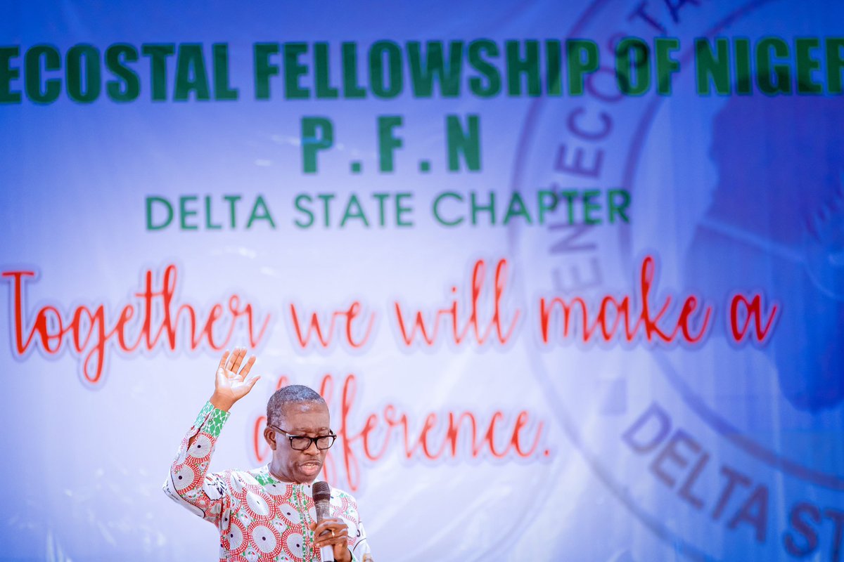 IAOkowa's tweet photo. After this morning’s campaign in Bomadi LGA, we made a stop at the Delta State Headquarters of the Pentecostal Fellowship of Nigeria in Agbarho, Ughelli North LGA. https://t.co/QnxFkrfOfY